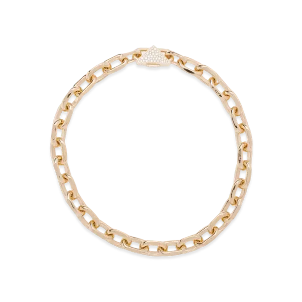 PRADA Eternal Gold Chain Necklace in Yellow Gold with Diamonds
