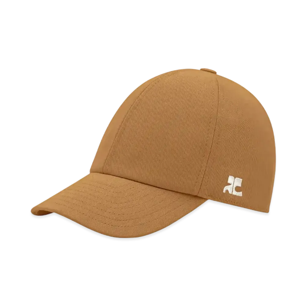 Courreges Signature AC Cotton Cap "Toffee"