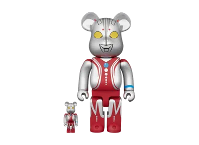 MEDICOM TOY "BEARBRICK" -Ultraman Taro- Mother Of Ultra 100% & 400%