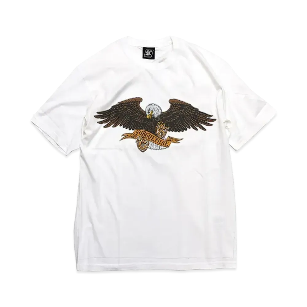 Subculture Emblem Eagle T-Shirt Type-C "White"