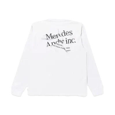 Mercedes Anchor inc. Crumpled LS Tee "White"