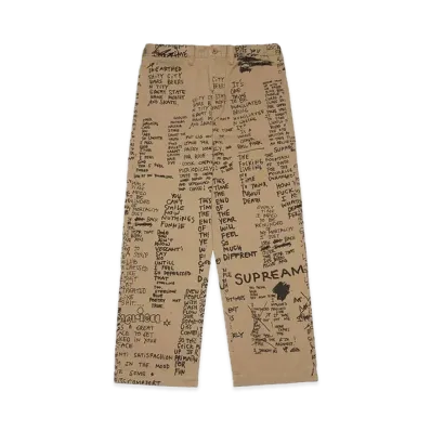 Supreme Gonz Poems Chino Pant "Khaki"