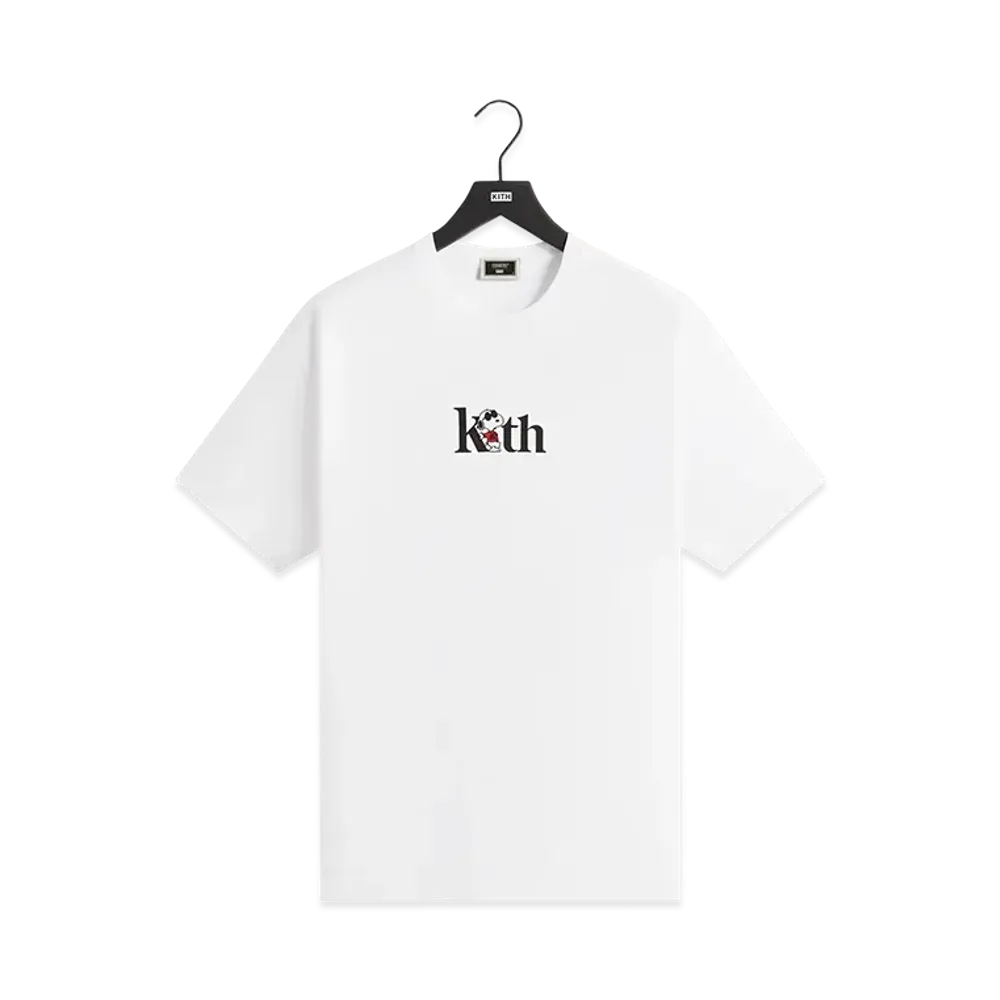 Kith x Peanuts Joe Cool Serif Tee "White"