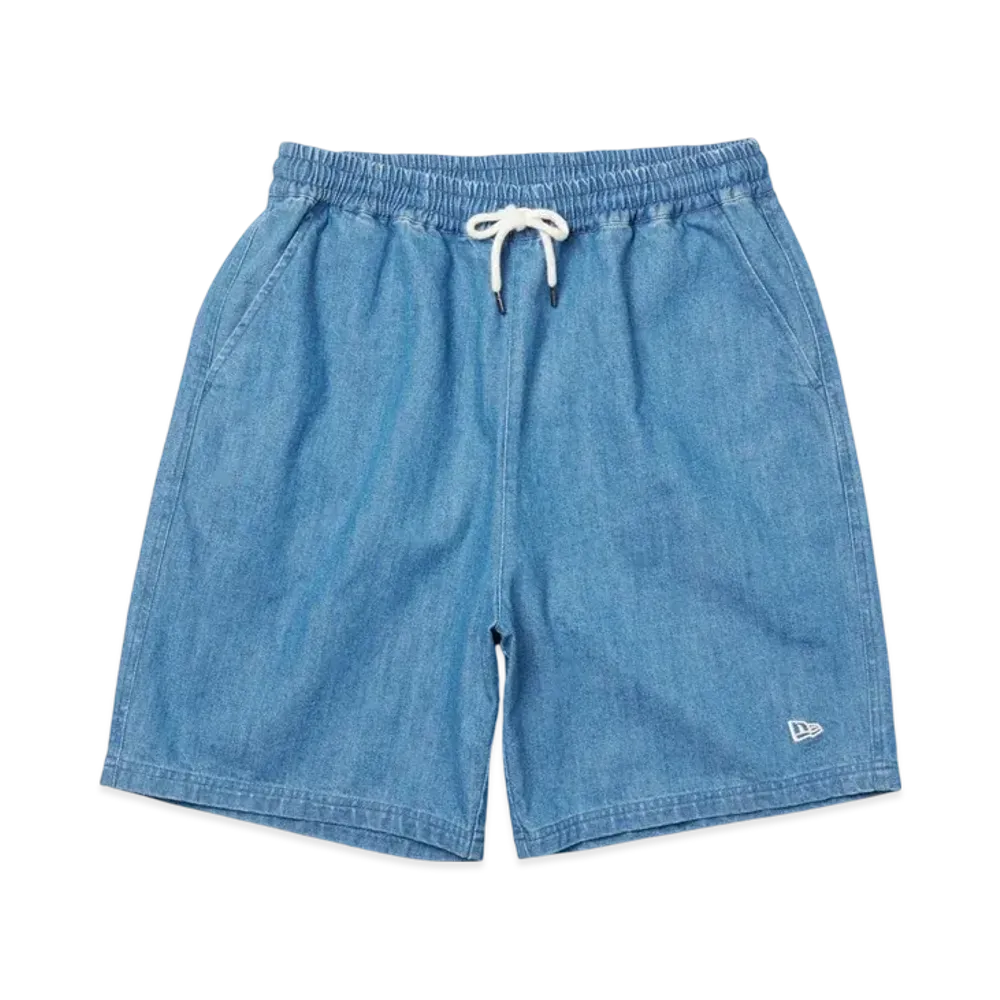 NEW ERA Woven Short Pants "Washed Denim"