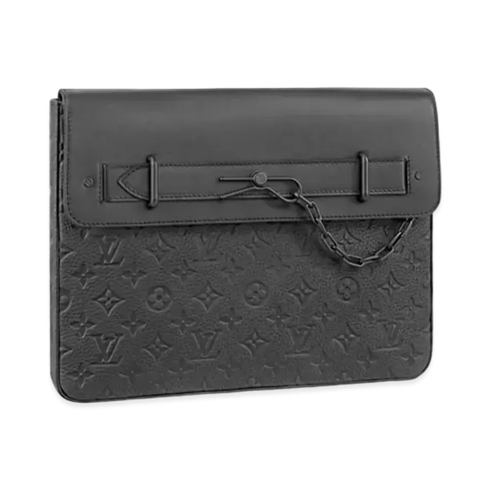 Louis Vuitton Pochette Steamer Taurillon Monogram