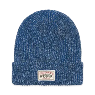 Stussy Cuff Beanie Reflective Yarn "Royal"
