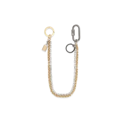Dolce&Gabbana Key Holder Double Chain "Silver"