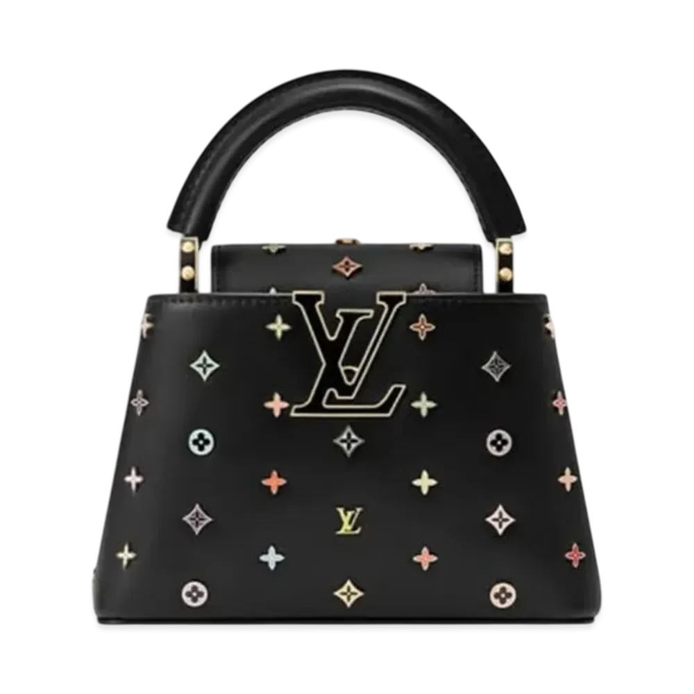 Louis Vuitton x Takashi Murakami Capucines Mini "Black"