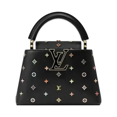 Louis Vuitton x Takashi Murakami Capucines Mini "Black"