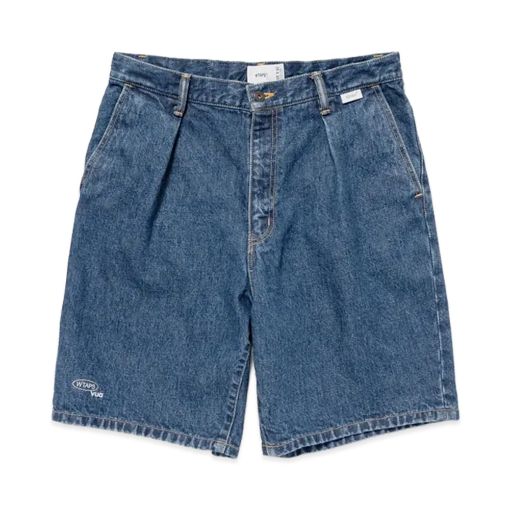 WTAPS Blues Straight / Shorts / Cotton. Denim "Indigo"