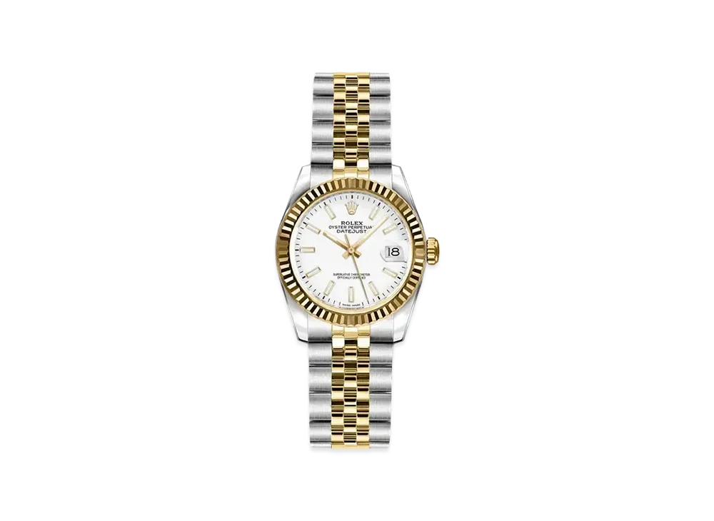 ROLEX Lady-Datejust "White/Stainless Steel/Yellow Gold"