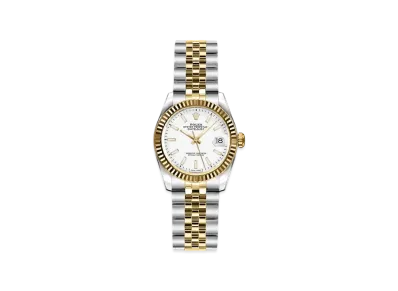 ROLEX Lady-Datejust "White/Stainless Steel/Yellow Gold"