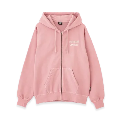 AVIREX x Final Fantasy VII Remake Zip Up Hoodie "Chocobo" "Pink"