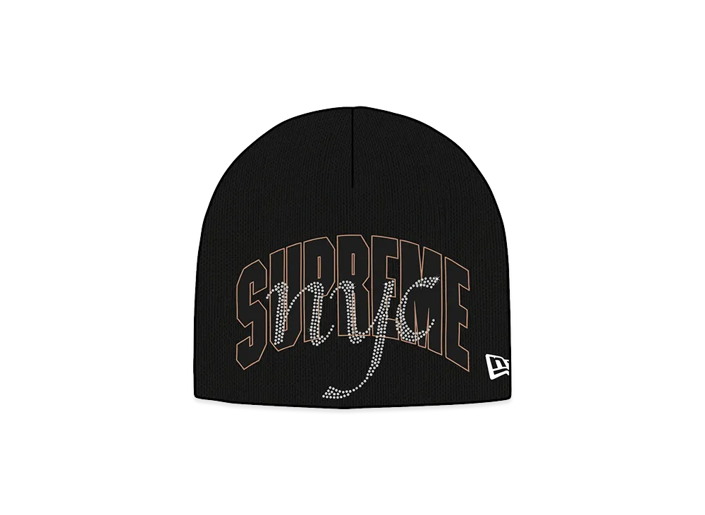 Supreme New Era Rhinestone Beanie "Black"
