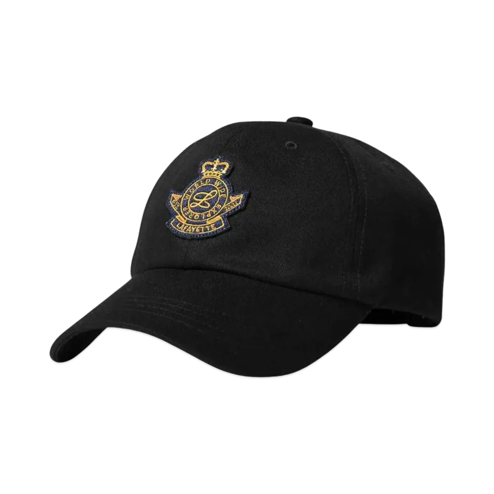 LFYT COLLEGE EMBLEM DAD CAP "BLACK"