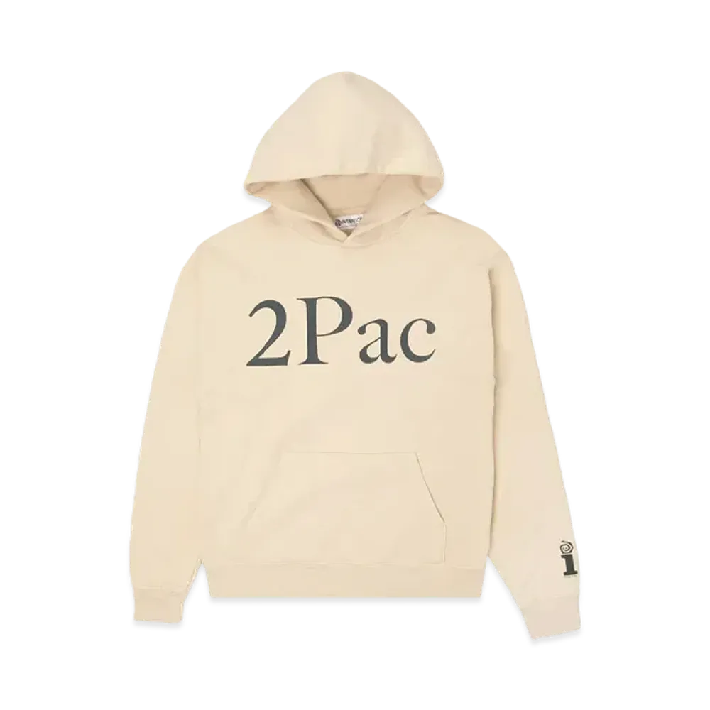 FRAGMENT x 2Pac Hoodie "Light Khaki"