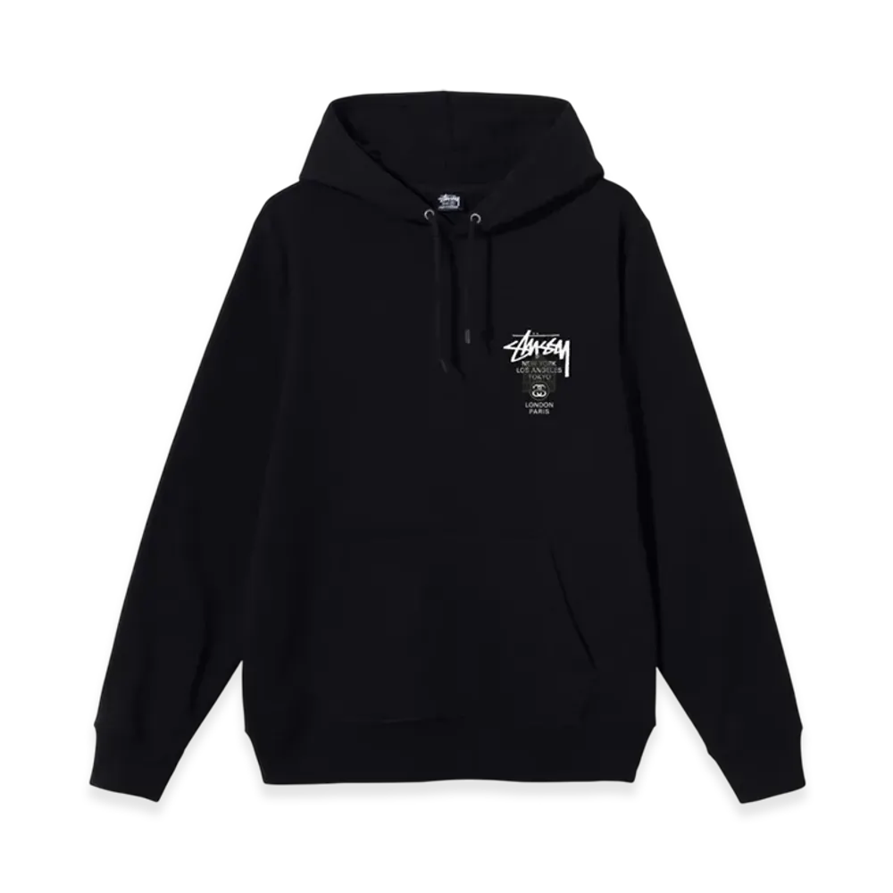 Stussy DSM World Tour Hoodie 2021 "Black"