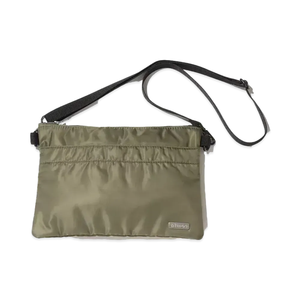 atmos Nylon Twill Shoulder Bag "Khaki"