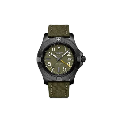 BREITLING AVENGER AUTOMATIC GMT 45 NIGHT MISSION "Green"