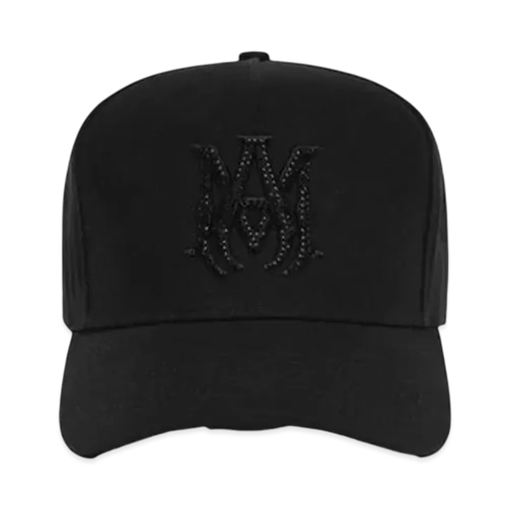 AMIRI Ma Crystal Canvas Hat "Black"