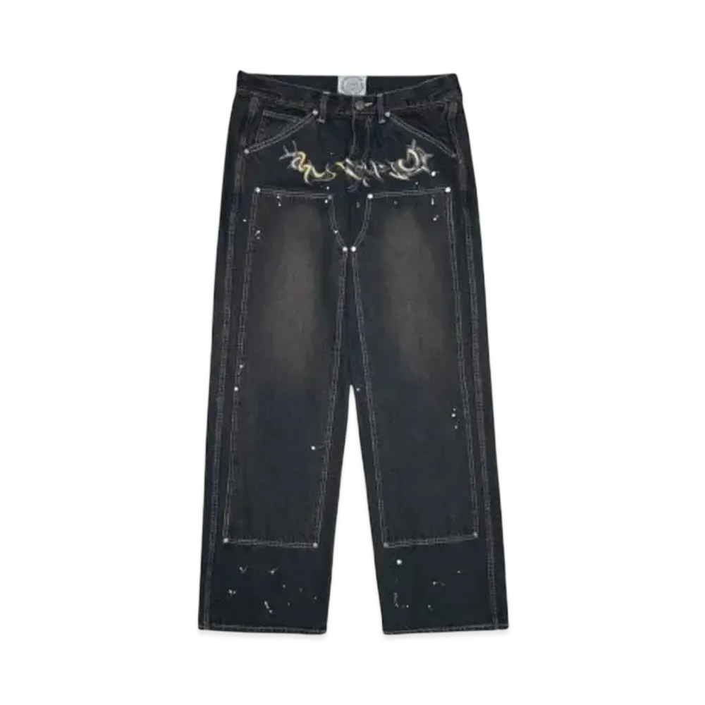 SOMEIT SOLVER VINTAGE DENIM PANTS "INDIGO BLUE"