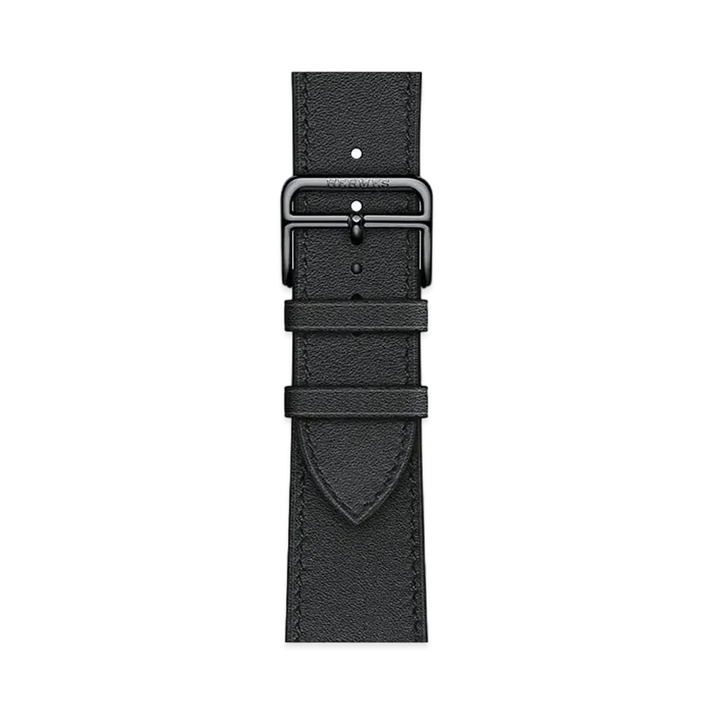 Hermes Apple Watch Band Single Tour 45mm "Black"