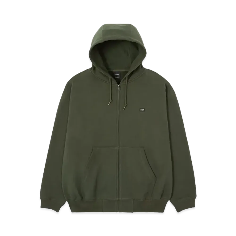 HUF Classic Fleece Full Zip Hoodie "Hunter Green"