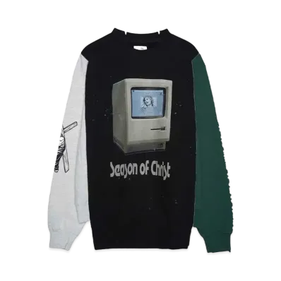SOMEIT REBULID SWEAT SHIRTS "GREY/BLACK/CHARCOAL"