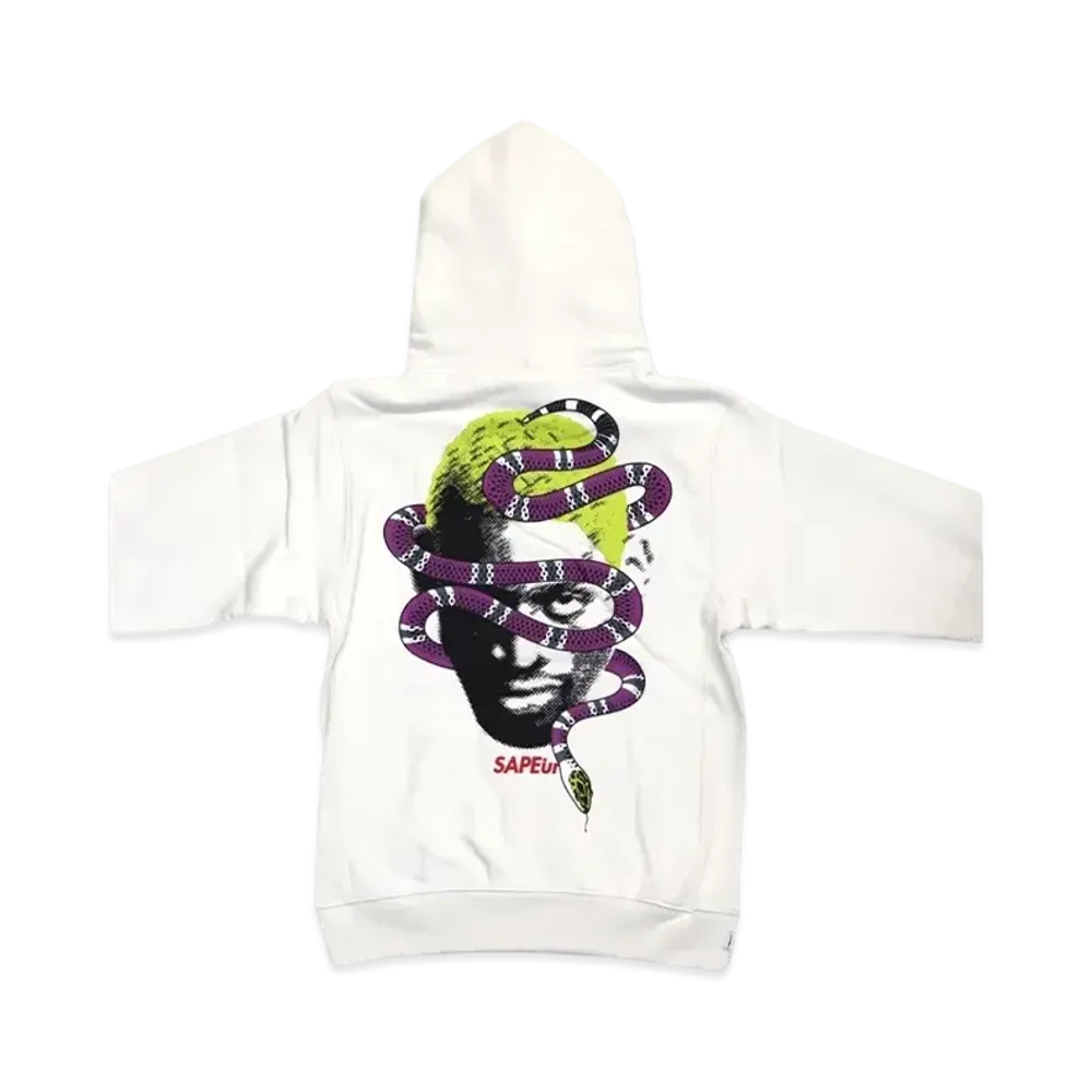 SAPEur Youth Year of the Snake Hoodie "White"