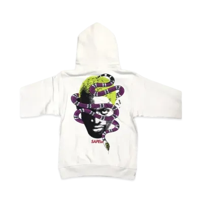 SAPEur Youth Year of the Snake Hoodie "White"