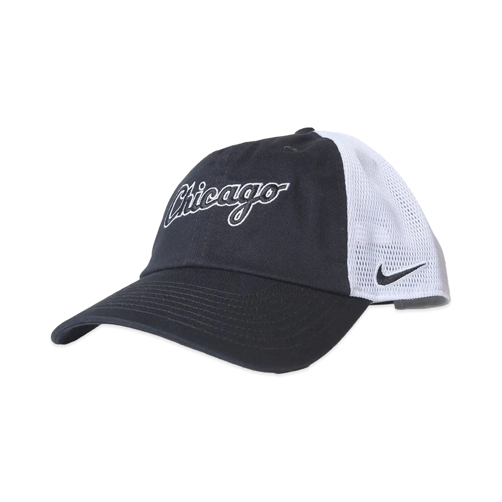 Nike Club Chicago White Sox Unstructured Trucker Cap "Black"