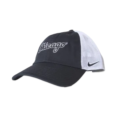 Nike Club Chicago White Sox Unstructured Trucker Cap "Black"