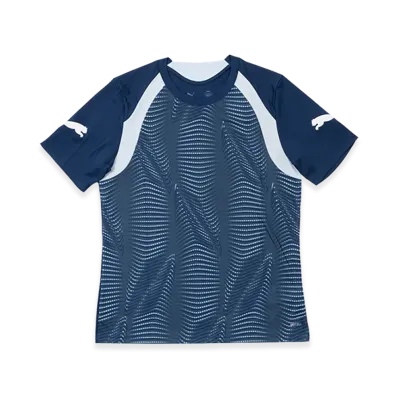 PUMA individualFINAL Short Sleeve Shirt "Mint Jelly/Glowing Red"