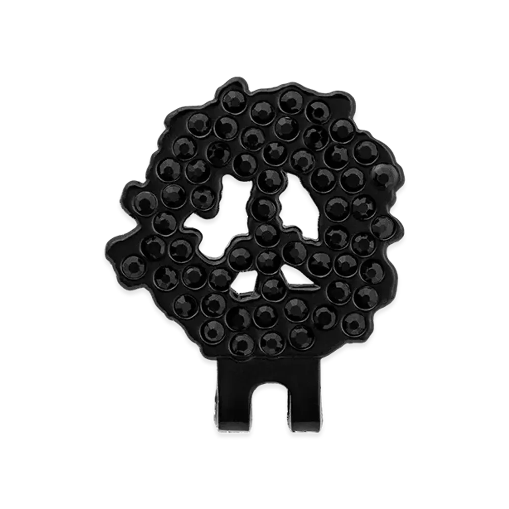 DENIM TEARS Peace Wreath Hat Clip "Black"