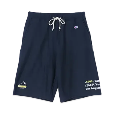 XLARGE x Champion Reverse Weave Pullover Sweat Short Pants "Navy"