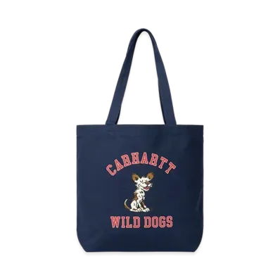 Carhartt WIP Canvas Graphic Tote "Wild Dog Print Jupiter"