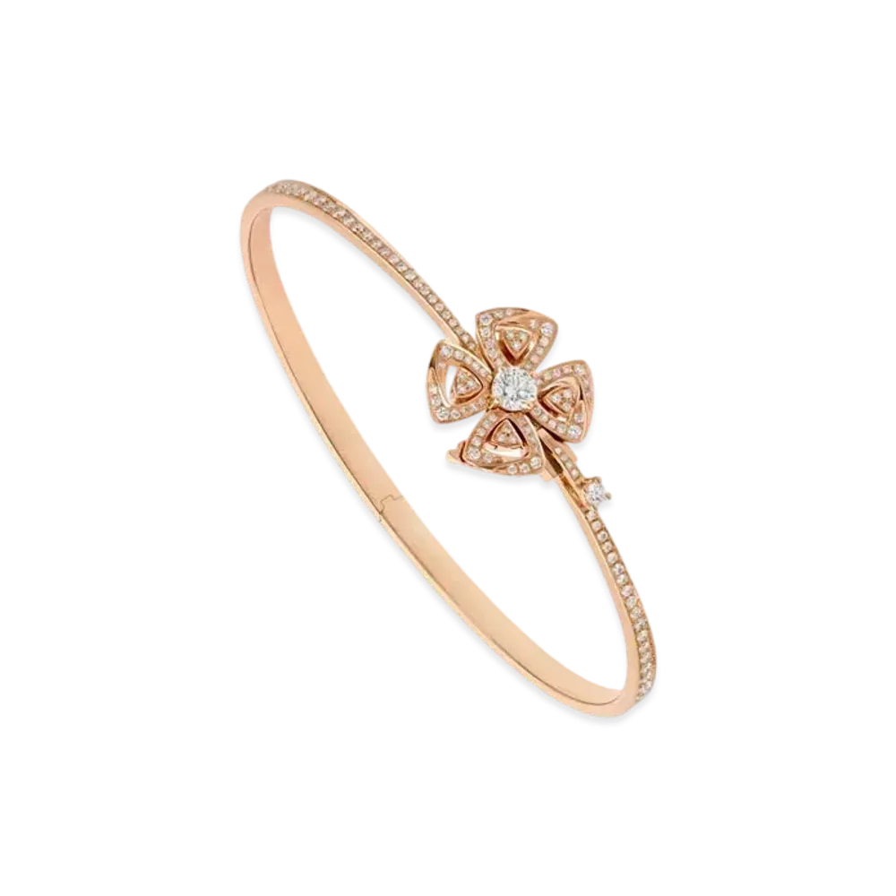 BVLGARI Fiorever Diamond Bracelet "Pink Gold"