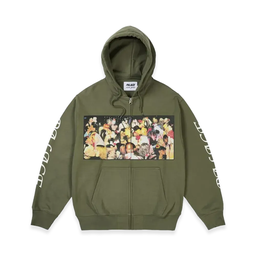 PALACE Dick Jewell Zip Hood "The Deep Green"