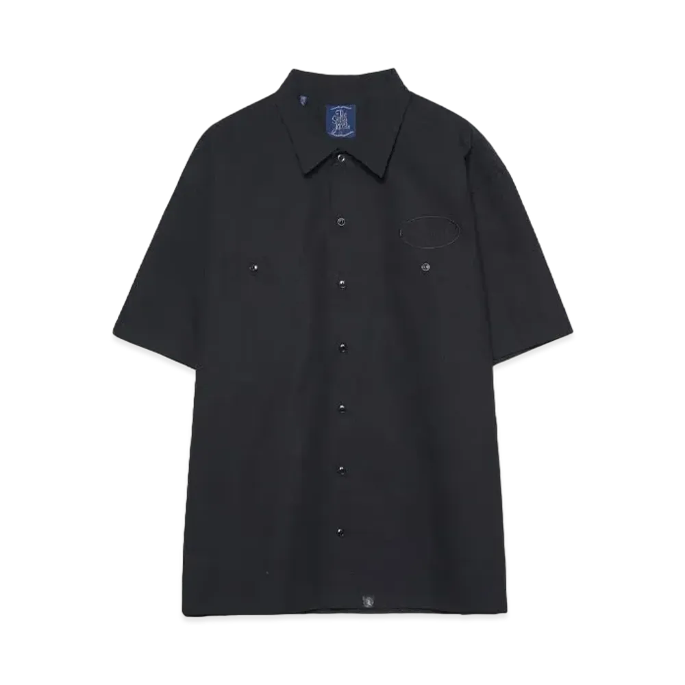 The StylistJapan WORK SHIRTS S/S "BLACK"