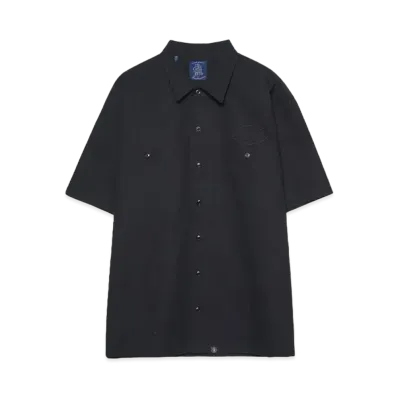 The StylistJapan WORK SHIRTS S/S "BLACK"