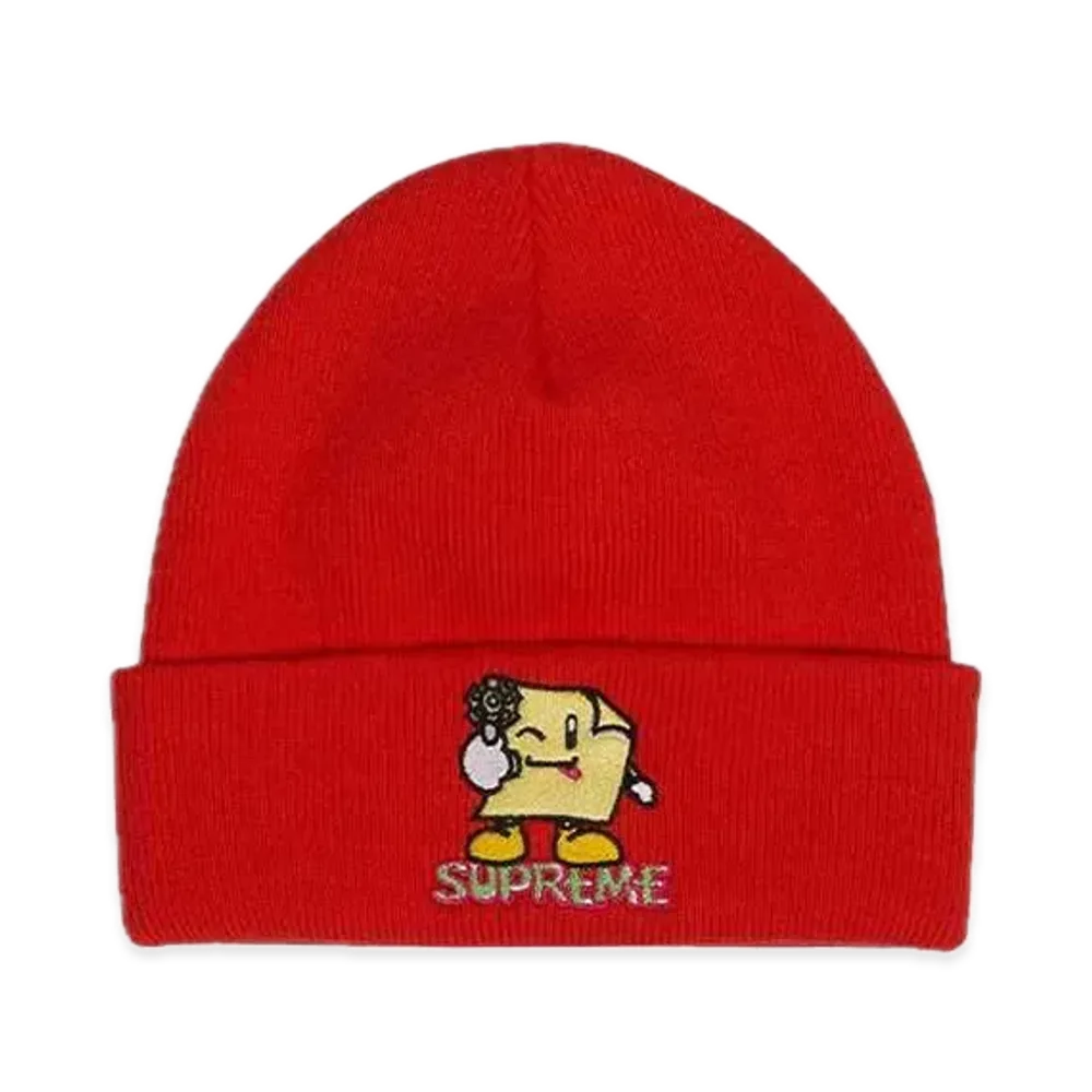 Supreme Sticky Note Beanie "Dark Orange"