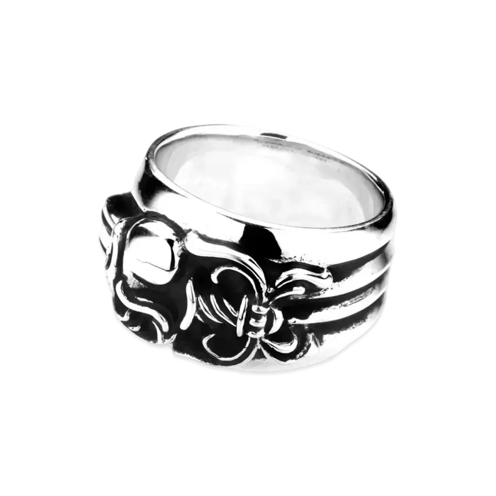 Chrome Hearts Dagger Heart Ring "Silver"