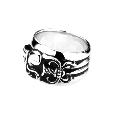 Chrome Hearts Dagger Heart Ring "Silver"