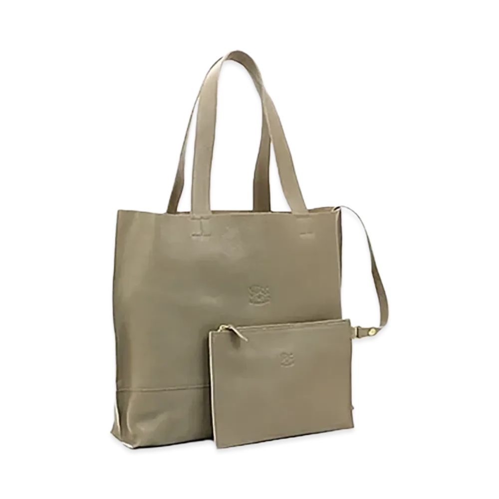 IL BISONTE Tote Bag "Tortora"