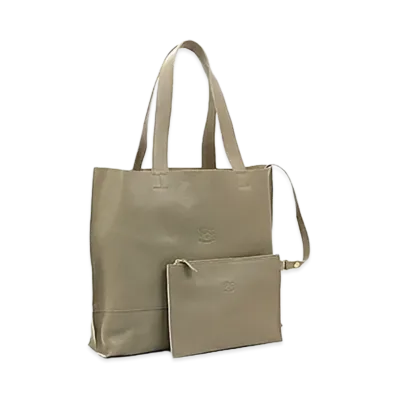 IL BISONTE Tote Bag "Tortora"
