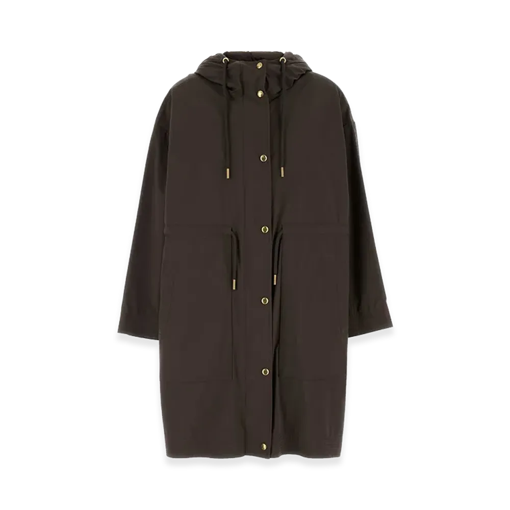 MONCLER Women's Nylon Sainbel Parka "Brown"