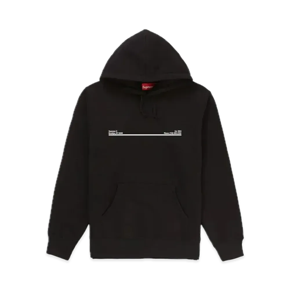 Supreme Shop Hooded Sweatshirt Brooklyn "Black"