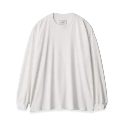 ssstein Suvin Cotton Basic LS Tee "Off White"