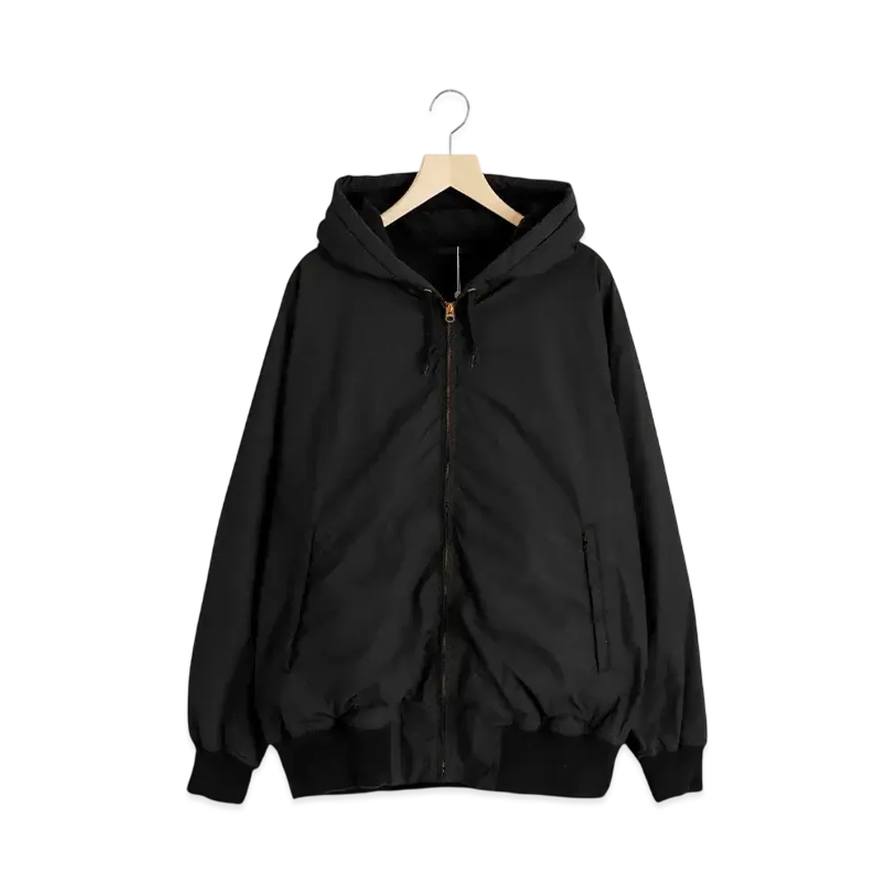 COMOLI Cotton Nylon Down "Black"