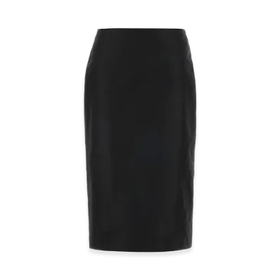 Jil Sander Women's Faille Skirt "Black"